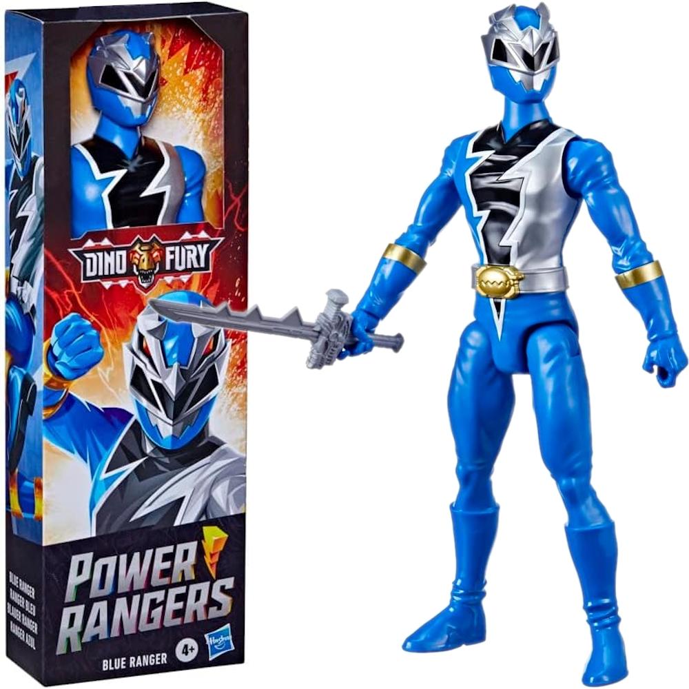 POWER RANGERS DINO FURY HASBRO RUCHOMA FIGURKA BLUE NIEBIESKI RANGER 30cm nr. 1