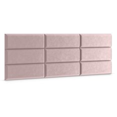 Panele tapicerowane  60x20 cm na ścianę prostokąt różowy - Miniaturka zdjęcia nr 3