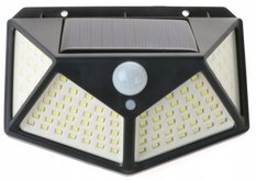 Lampa solarna LED 13,5 cm z czujnikiem zmierzchu i ruchu do ogródka - Miniaturka zdjęcia nr 2