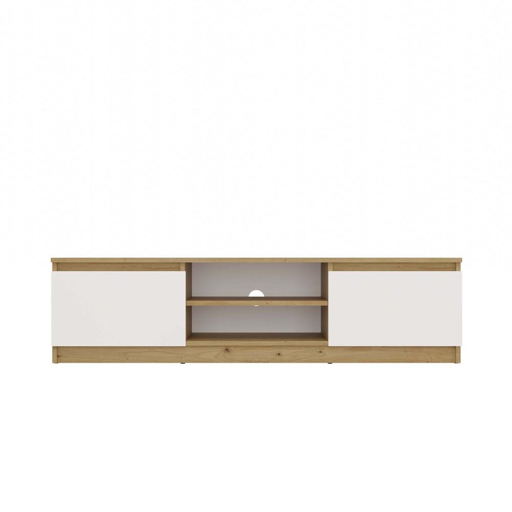 Szafka RTV Malwa 36x140x40 cm do salonu dąb artisan biel nr. 7