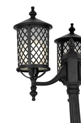 Lampa ogrodowa stojąca K-8218 CHICAGO 55x225x55 cm do ogrodu czarny - Miniaturka zdjęcia nr 5