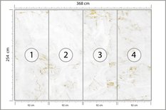 Fototapeta Do Salonu Imitacja MARMURY Elementy Złota Abstrakcja - Miniaturka zdjęcia nr 2