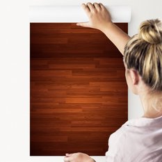 Tapeta W Rolce Ciemnobrązowe DESKI Drewno Ozdoba  - Miniaturka zdjęcia nr 7