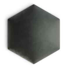 Panele tapicerowane 35x40 cm hexagon magic velvet szary - Miniaturka zdjęcia nr 2