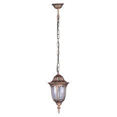 Lampa ogrodowa wisząca K-5007H/N / VASCO 16x90x16 cm do ogrodu czarny/złoty - Miniaturka zdjęcia nr 1