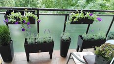 Rattanowa Doniczka + uchwyty 50cm + nawadnianie - Miniaturka zdjęcia nr 2
