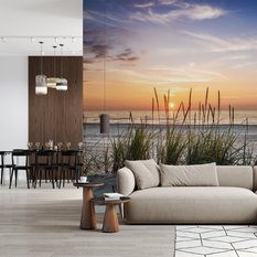 Fototapeta Plaża MORZE Zachód Słońca 3D Pejzaż Krajobraz Natury - Miniaturka zdjęcia nr 5