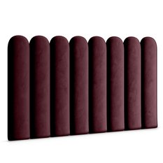 Panele tapicerowane 20x60 cm na ścianę płotek bordowy - Miniaturka zdjęcia nr 1