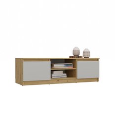 Szafka RTV Malwa 36x120x40 cm do salonu dąb artisan kaszmir beż - Miniaturka zdjęcia nr 14