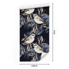 Tapeta – Kolorowe ptaki, dekor w stylu nowoczesnym - Miniaturka zdjęcia nr 2
