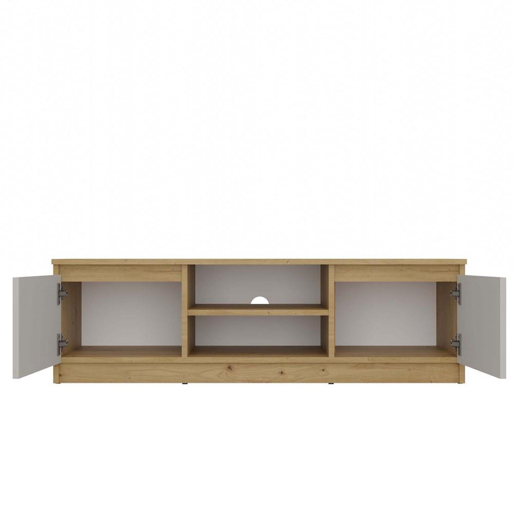 Szafka RTV Malwa 36x120x40 cm do salonu dąb artisan kaszmir beż nr. 15