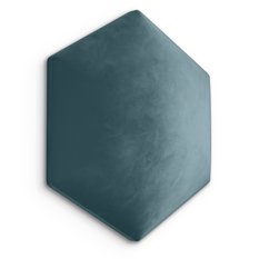 Panele tapicerowane 26x30 cm na ścianę hexagon morski  - Miniaturka zdjęcia nr 1