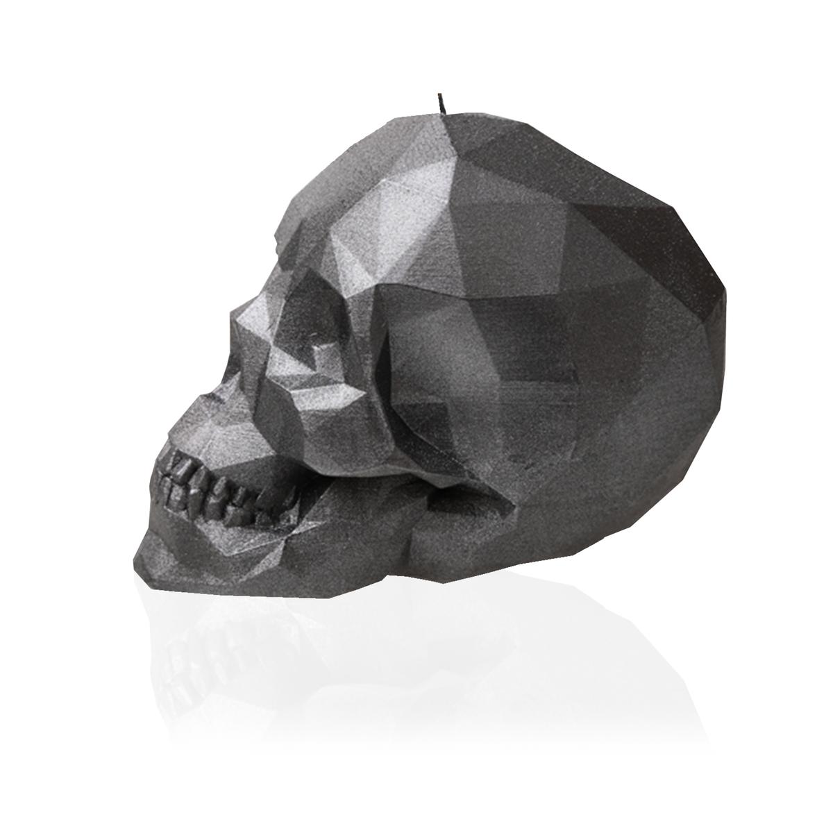 Świeca Skull Low-Poly Steel Small nr. 2