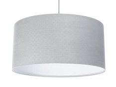 Lampa wisząca 40cm szara pikowana JASMIN BEBE do salonu sypialni pokoju dziecka - Miniaturka zdjęcia nr 2