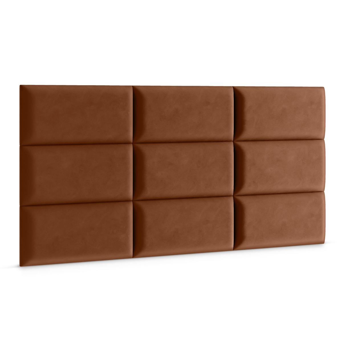 Panele tapicerowane 60x30 cm na ścianę prostokąt miodowy nr. 3
