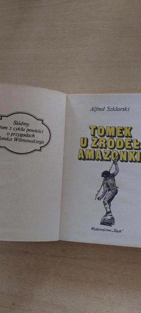 Książka  Tomek u żródeł Amazonki  - Alfred  Szklarski. nr. 2