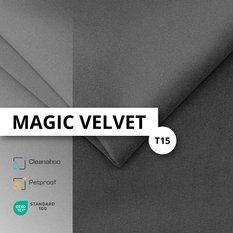 Łóżko Pojedyncze 90x200cm łóżko tapicerowane z pojemnikiem grafitowe do sypialni wezgłowie 110 cm - Miniaturka zdjęcia nr 13