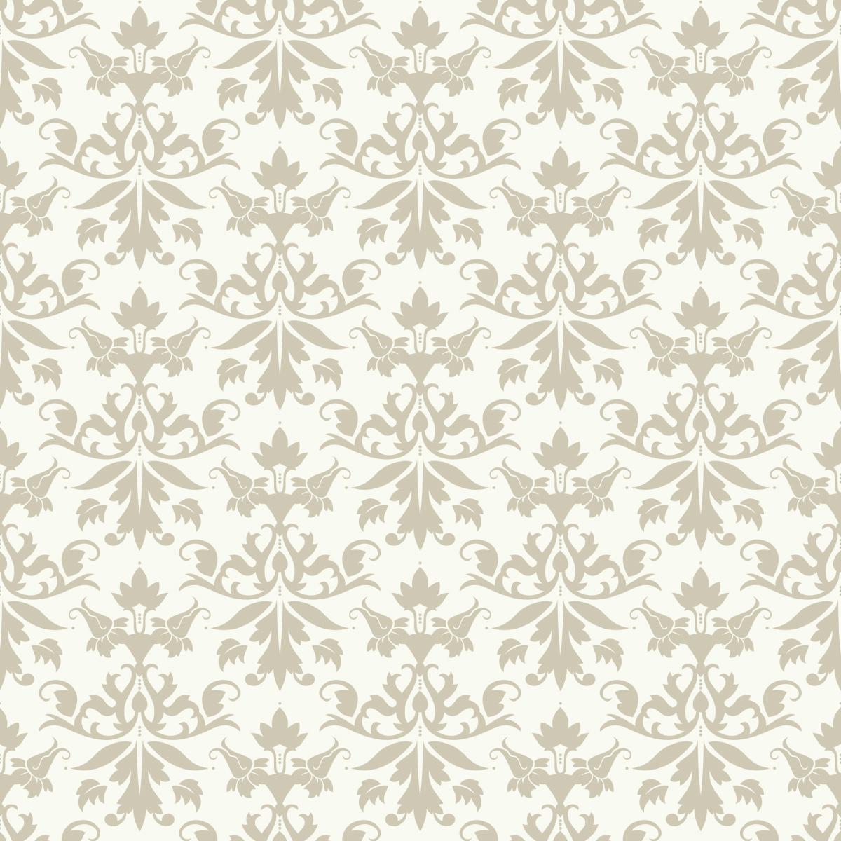 Tapeta Beżowe ORNAMENTY Dekoracja Ścienna Do Biura  nr. 3