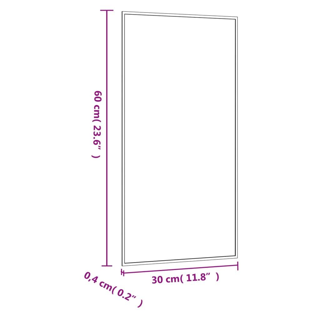 Lustro 30x60 cm do sypialni łazienki ścienne prostokątne szklane  nr. 6