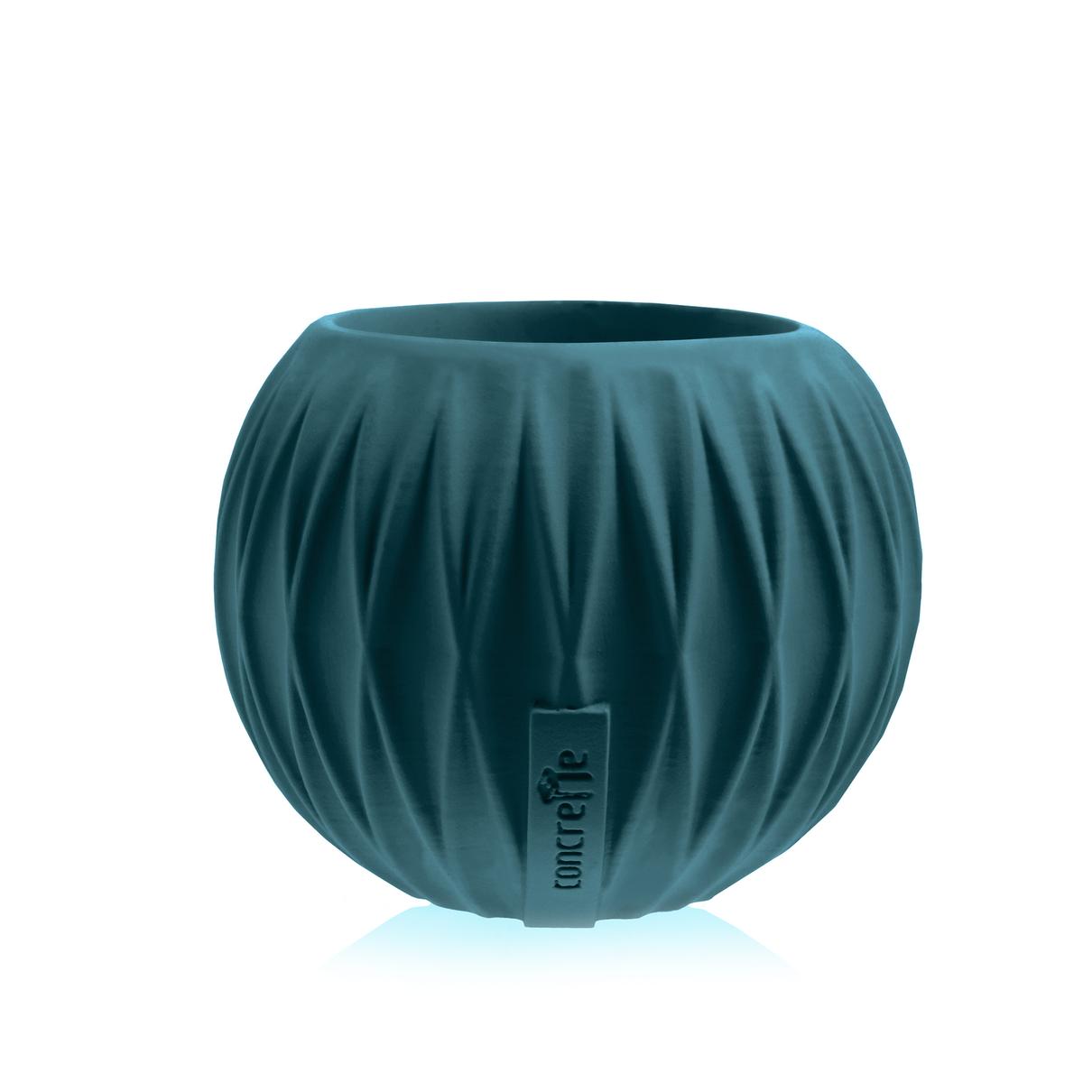 Donica Bauble Optic Dark Turquoise Poli 7,6 cm