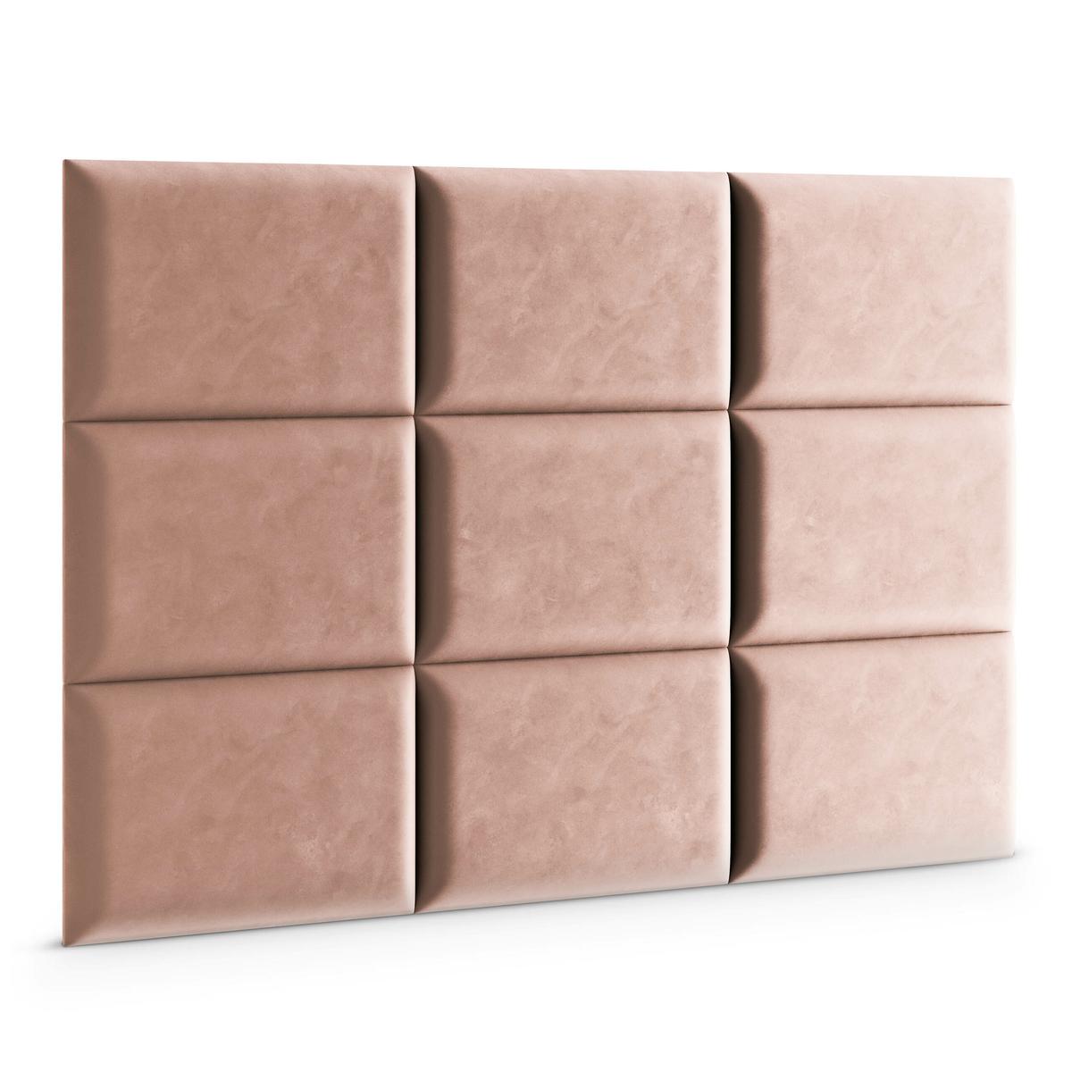 Panele tapicerowane 40x30 na ścianę magic velvet różowy nr. 3