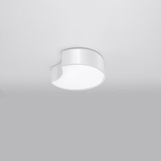 Plafon CIRCLE 1 biały 11.5x35x32cm nowoczesna lampa E27 do salonu - Miniaturka zdjęcia nr 2