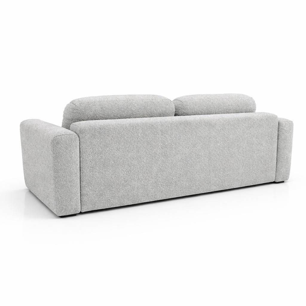 Kanapa rozkładana trzyosobowa ITALY 250x100x82 cm LOOP 16 sofa z funkcją spania szara nr. 6
