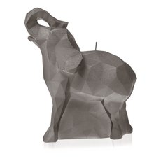 Świeca Elephant Low-Poly Gray Small - Miniaturka zdjęcia nr 3