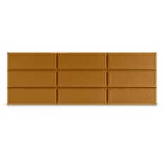 Panele tapicerowane 50x15 na ścianę prostokąt żółty - Miniaturka zdjęcia nr 4