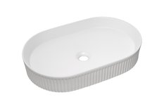 Szafka łazienkowa z umywalką 100 cm z blatem Aster White zestaw regał otwarty wisząca gładka biała dąb cremona do łazienki  - Miniaturka zdjęcia nr 10