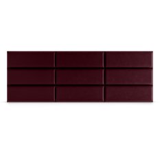 Panele tapicerowane 60x20 cm na ścianę prostokąt bordowy - Miniaturka zdjęcia nr 4
