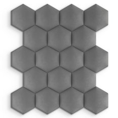 Panele tapicerowane 26x30 na ścianę hexagon szary - Miniaturka zdjęcia nr 6