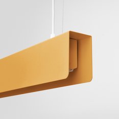 Lampa wisząca SPARK złota 120x8x100cm nowoczesna G13 do salonu - Miniaturka zdjęcia nr 9