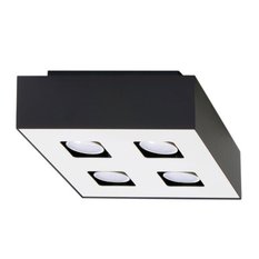 Plafon MONO 4 czarny 11x24x24cm nowoczesna lampa GU10 do salonu  - Miniaturka zdjęcia nr 1