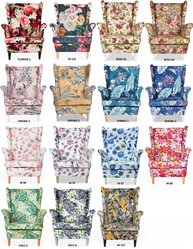 Fotel Uszak z podnóżkiem najmodniejsze liście 2021 - Miniaturka zdjęcia nr 9