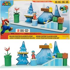 SUPER MARIO JAKKS PACIFIC ZESTAW DELUXE FROSTED GLACIER PLAYSET + ICE MARIO - Miniaturka zdjęcia nr 1