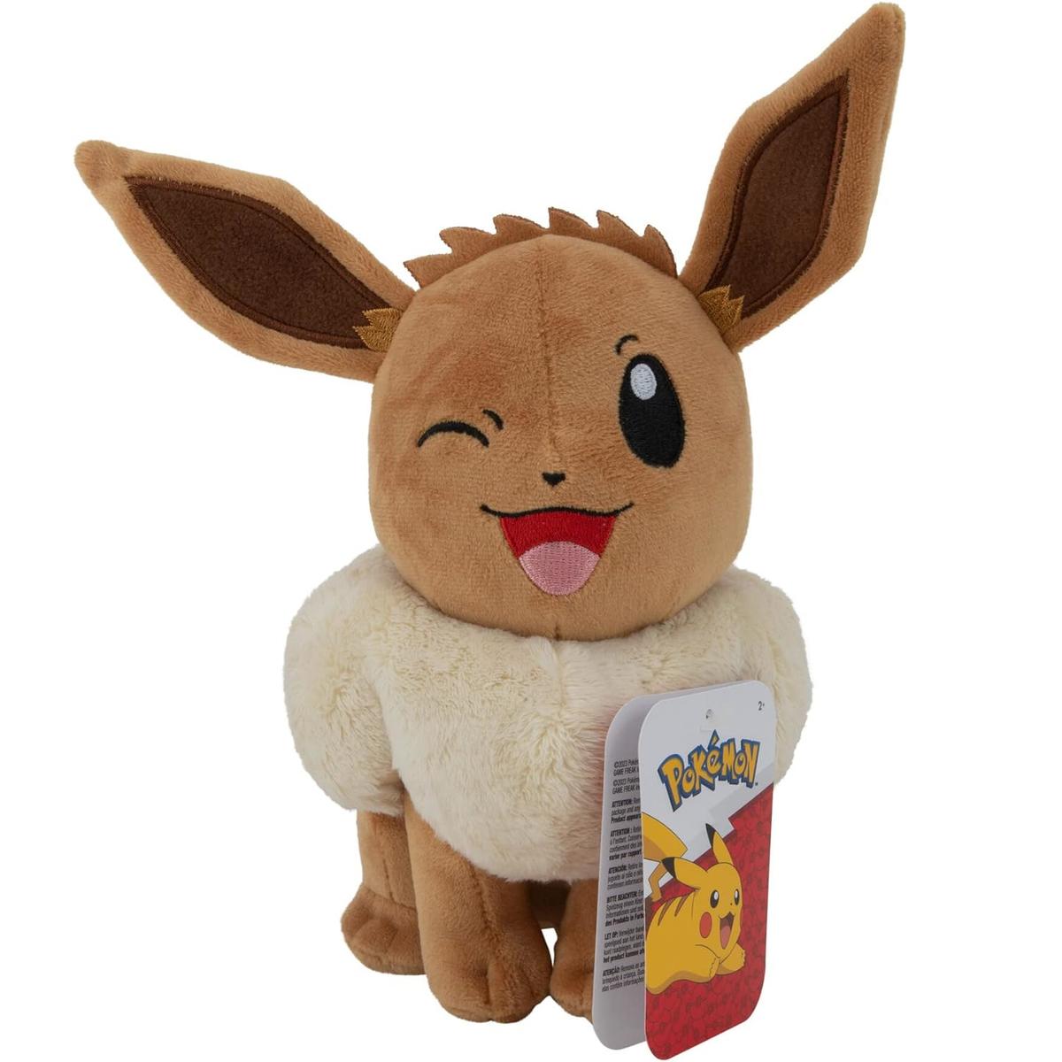 Pluszak pokemon oryginalna maskotka pluszowa jazwares plusz eevee 20cm dla dziecka 