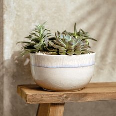 Miska 22 cm 3 l Perlemor Sand Villeroy & Boch biała do jadalni - Miniaturka zdjęcia nr 2