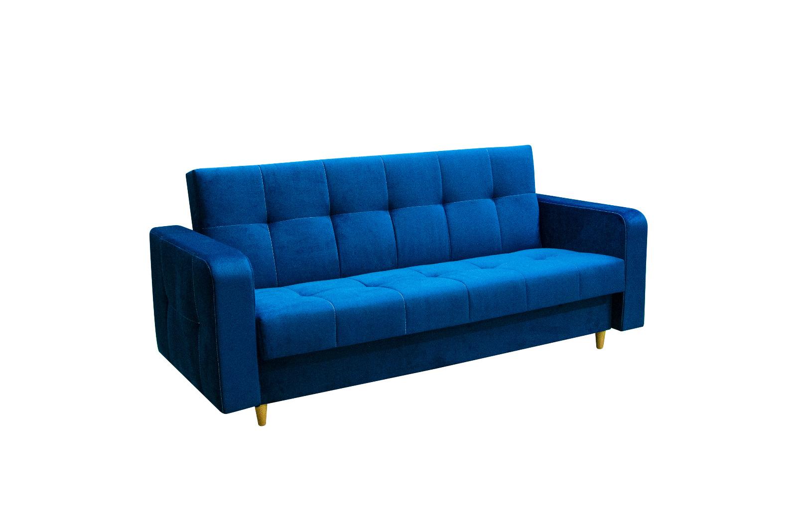 Wygodna sofa SCARLETT z drewnianymi nóżkami do salonu nr. 3