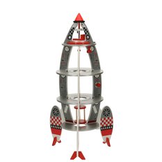 Rakieta 40 cm statek kosmiczny domek kosmos astronauta drewniany - Miniaturka zdjęcia nr 5