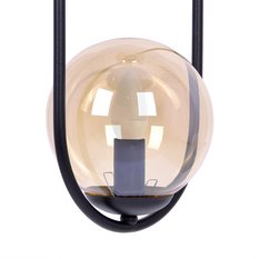 Lampa wisząca K-5120 VENTA 18.5x100x14 cm do salonu lub pokoju bursztynowy/czarny - Miniaturka zdjęcia nr 3