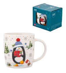 Kubek 400 ml porcelanowy zimowy pingwinek pudełko do kuchni - Miniaturka zdjęcia nr 1