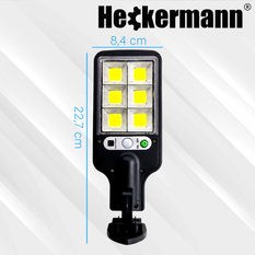 Lampa solarna zewnętrzna Heckermann XT-200W - Miniaturka zdjęcia nr 2