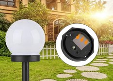 Lampa 9 cm solarna LED do ogrodu - Miniaturka zdjęcia nr 8