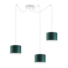 Lampa wisząca WAIKIKI W3 200x17,5x12 cm do salonu z regulacją zieleń butelkowa