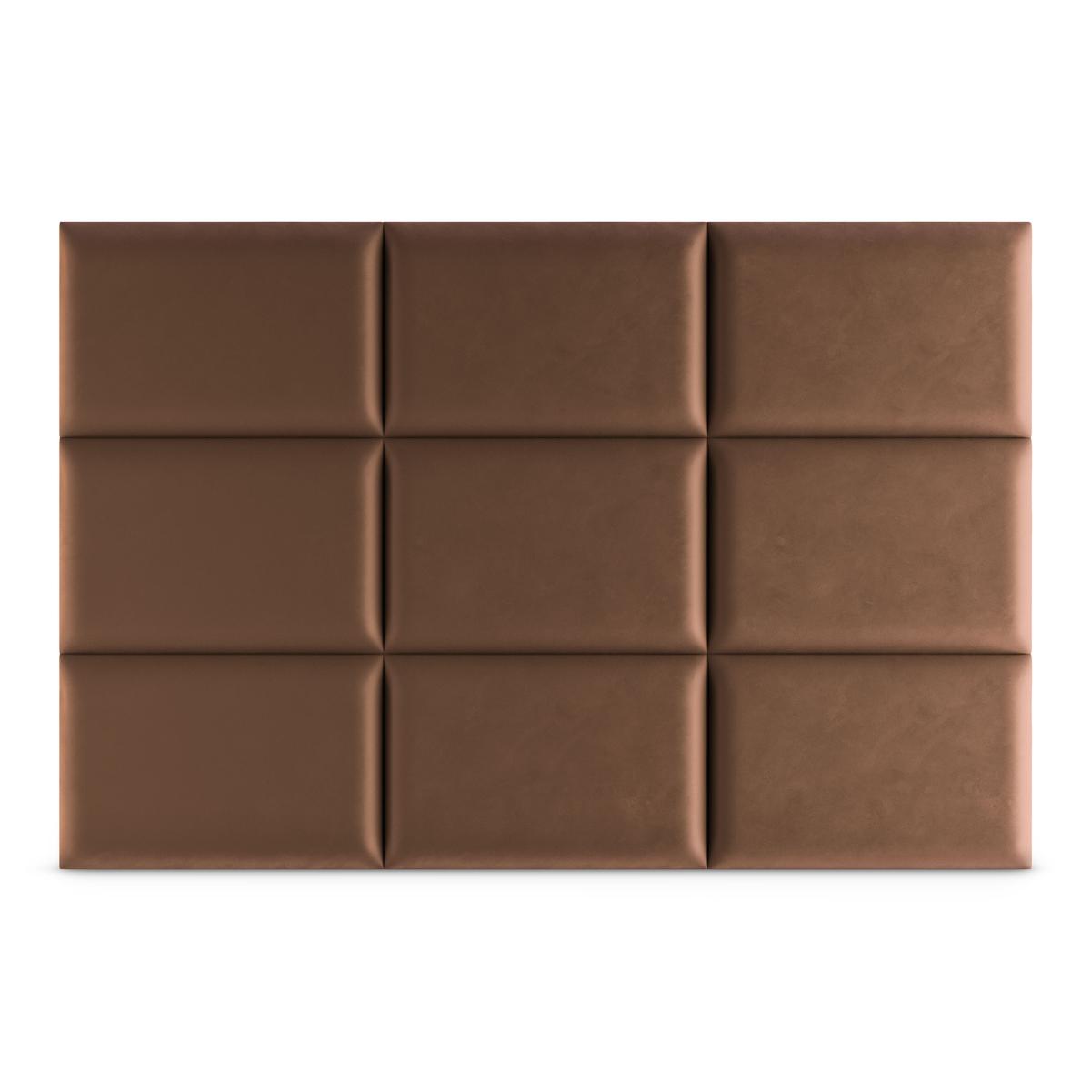  Panele tapicerowane 40x30 cm na ścianę magic velvet brązowy nr. 4