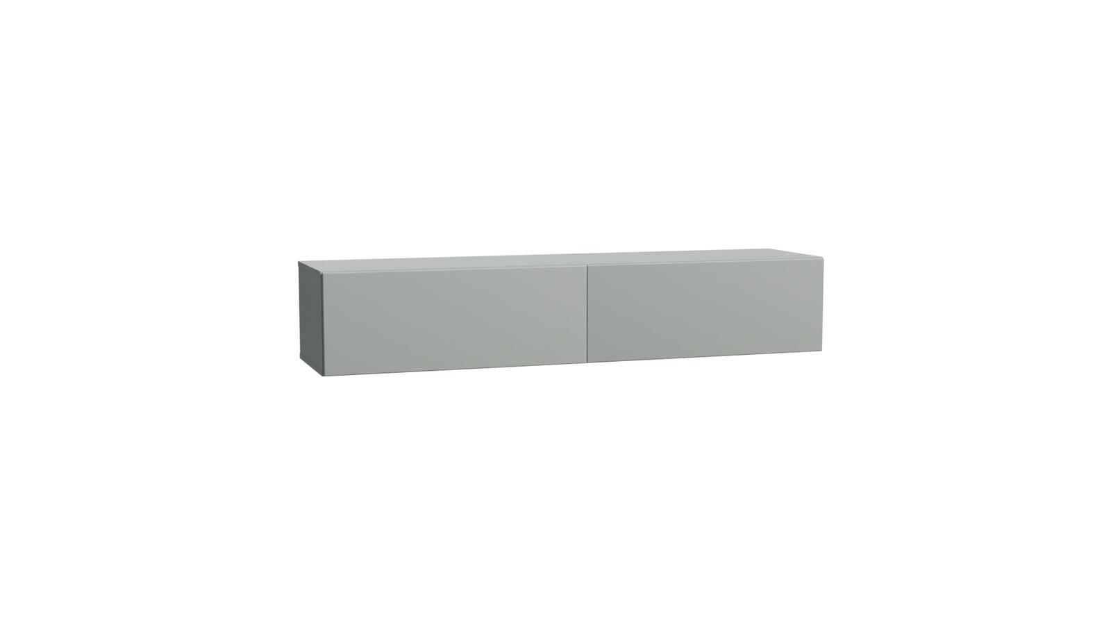 Szafka wisząca RTV 140x30x40 cm Cold Grey LOFT do salonu 