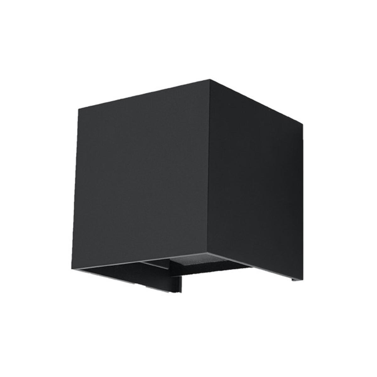 Kinkiet LUCA czarny LED IP54 10x10x10cm nowoczesna lampa LED do salonu nr. 1