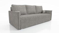 Kanapa Bianca 90x207x93 cm z funkcją spania do salonu rozkładana lambi szara - Miniaturka zdjęcia nr 1