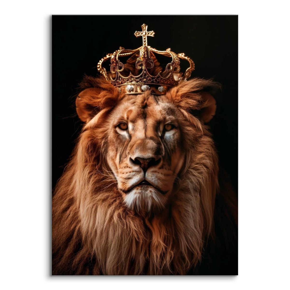 Obraz Na Płótnie Lew Zwierzę Król Abstrakcja 20x30 Do Salonu nr. 2